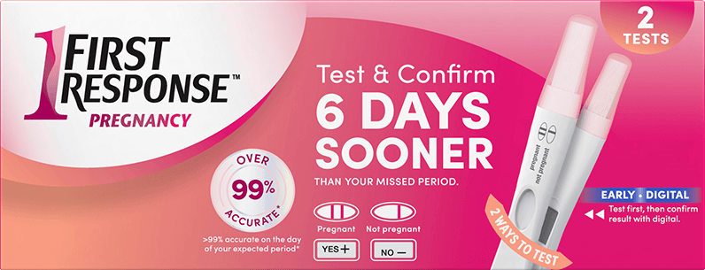 FIRST RESPONSE™ Test & Confirm Pregnancy Test