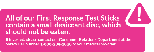 The desiccant disc should not be eaten.